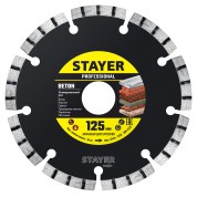 Сегментный алмазный диск STAYER 3660-125, BETON 125 мм