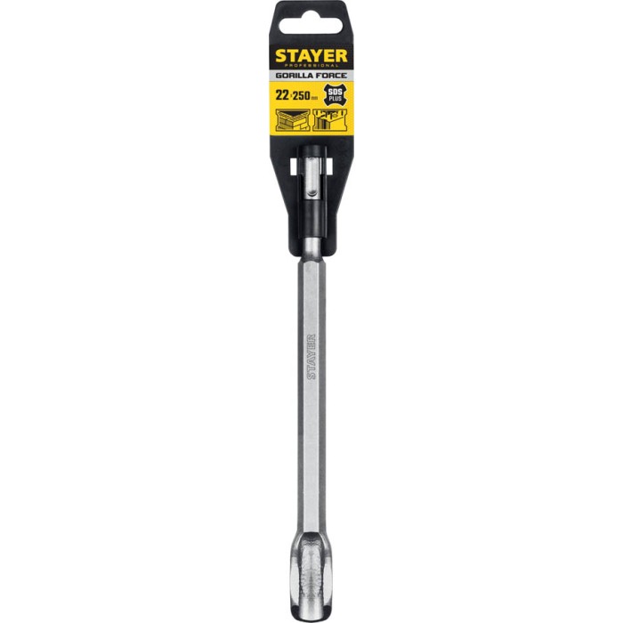 Зубило-штробер STAYER Gorilla 29357-22 29357-22-250, Force SDS-Plus Professional, 22 х 250 мм