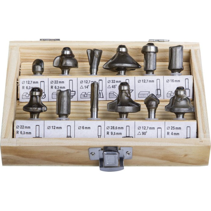 Набор фрез по дереву STAYER 2992-H12, 12 шт