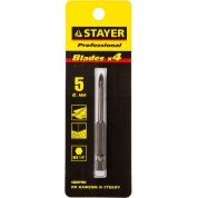 Сверло по стеклу и кафелю STAYER 2985-05 2985-05, Сверло по стеклу и кафелю , 5 мм, 4х кромка, HEX 1/4