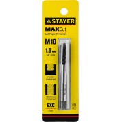Метчик для сквозных и глухих отверстий STAYER 28021-10-1 28021-10 28021-10-1.5, Метчик для сквозных и глухих отверстий, М10 х 1