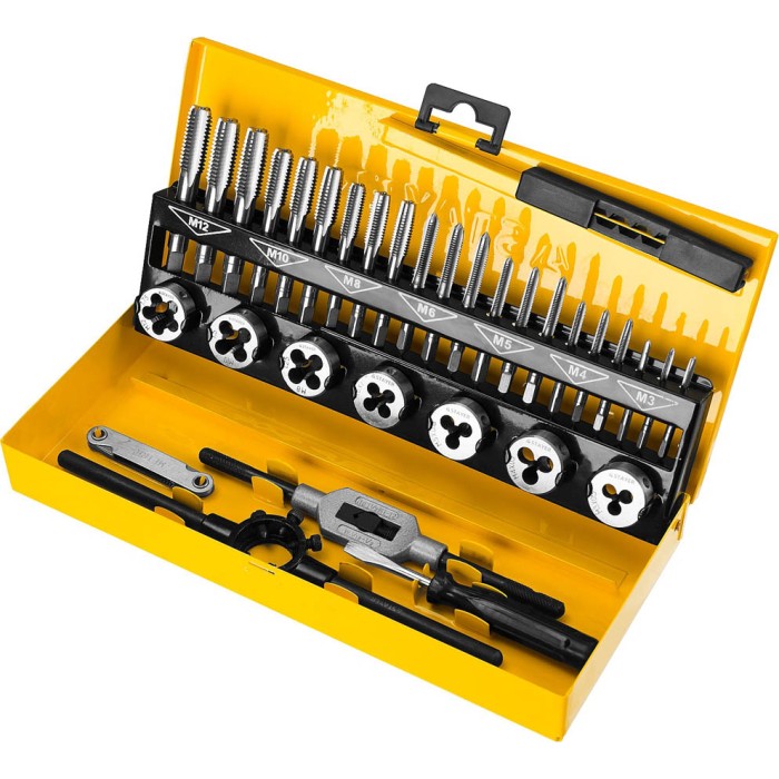 Набор комплектных метчиков и плашек STAYER MaXCut легированная сталь 28014-H32, 32 предмета