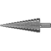 Ступенчатое сверло STAYER 29660-4-30-14 29660-4, Ступенчатое сверло , 4-30 мм, 14 ступеней