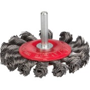 Щетка кистевая для дрели STAYER Professional 35115-075, Щетка кистевая для дрели , 75 мм, жгутированная стальная проволока 0 мм