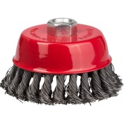 Чашечная щетка-крацовка для УШМ STAYER Professional 35128-100, Чашечная щетка-крацовка для УШМ , 100 мм, жгутированная стальная проволока 0 мм