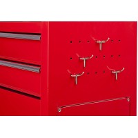 Инструментальная тележка с 2 полками + ящик с 7 полками STAYER 38909-K, 616 х 330 х 742 мм