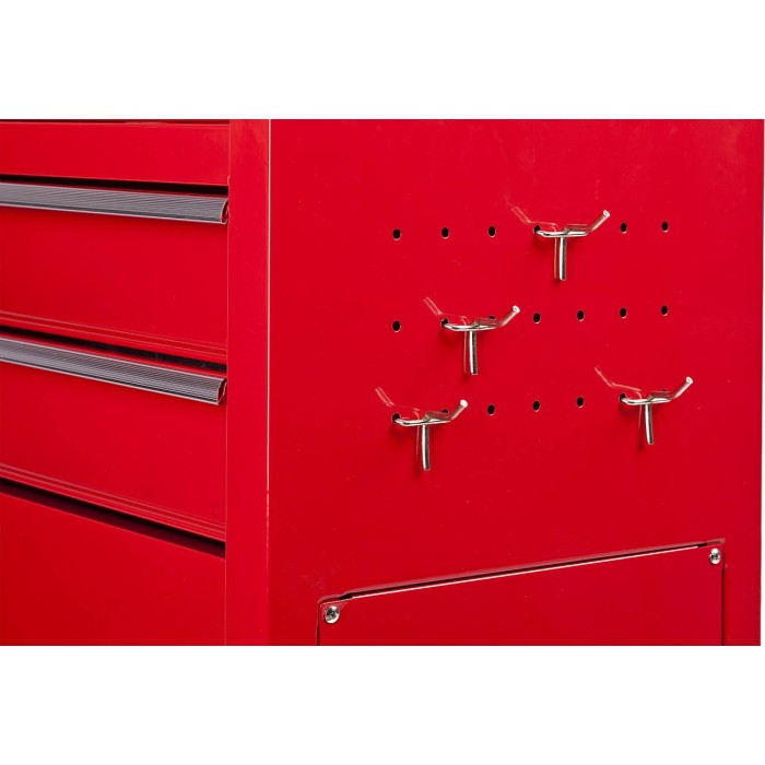 Инструментальная тележка с 2 полками + ящик с 7 полками STAYER 38909-K, 616 х 330 х 742 мм