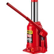 Бутылочный гидравлический домкрат STAYER RED FORCE Professional 43160-25,25 т,240-375 мм