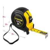 Рулетка STAYER 34025-03,3 м х 16 мм