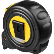 Рулетка с двумя фиксаторами STAYER BlackMax Professional 3410-010,10 м х 25 мм