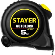 Рулетка с автостопом STAYER AutoLock 2-34126-05-19,5 м х 19 мм