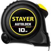 Рулетка с автостопом STAYER AutoLock 2-34126-10-25,10 м х 25 мм