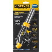 Газовая горелка с пьезоподжигом на баллон с цанговым соединением STAYER Professional 55580, ProTerm PG 500, 1300&deg;C