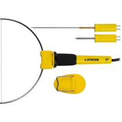 Прибор для художественной резки STAYER MAXterm аккуратный рез пенопласта + пластика 45257-H3, 7 Вт, в наборе: 3 насадки