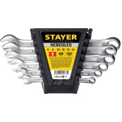 Набор комбинированных гаечных ключей STAYER HERCULES Professional 27085-H6, 6 шт, 6 - 14 мм