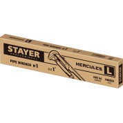 Трубный ключ с прямыми губками STAYER Hercules-L 27331-1, Трубный ключ с прямыми губками , №1, 1&Prime;, 330 мм