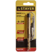 Электрический пробник для автопроводки STAYER MAXElectro 2574, 6 - 24 В, 110 мм