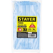 Трехслойная техническая маска STAYER Parus 11105-H10, 10 шт