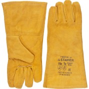 Термостойкие краги STAYER XL с подкладкой спилковые для сварки и тяжелых механических работ Professional 11332-XL 10, PROFI 350 мм