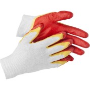 Повышенная износостойкость STAYER L-XL х/б перчатки с двойным латексным обливом 11409-XL, EXPERT-2