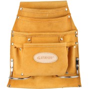 Поясная сумка для инструментов с 10 карманами STAYER Professional 38517, 2 скобы