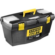 Пластиковый ящик для инструментов STAYER 38105-21 38105-21, Пластиковый ящик для инструментов , VEGA-24, 610 х 320 х 300 мм