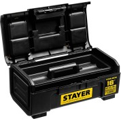 Пластиковый ящик для инструментов STAYER Professional 38167-16, Пластиковый ящик для инструментов , TOOLBOX-16, 390 х 210 х 160