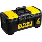 Пластиковый ящик для инструментов STAYER Professional 38167-19, Пластиковый ящик для инструментов , TOOLBOX-19, 480 х 270 х 240
