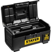 Пластиковый ящик для инструментов STAYER Professional 38167-19, Пластиковый ящик для инструментов , TOOLBOX-19, 480 х 270 х 240