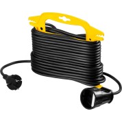 STAYER Удлинитель, на рамке &Prime;MF 207&Prime;, 15 м, 2200 Вт, 1 гнездо, ПВС 2х0, 75 мм2