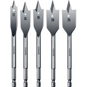 Набор перовых сверл по дереву STAYER Flat 2950-H5, 5 шт: 12-16-18-20-25 мм