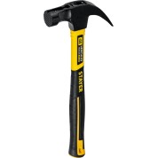 Молоток-гвоздодёр столярный с фиберглассовой рукояткой STAYER Hercules-M 2027-450, Молоток-гвоздодёр столярный с фиберглассовой рукояткой Professional , 450 г