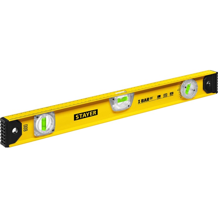 Уровень с поворотным глазком STAYER 3470-060 3470-060, Уровень с поворотным глазком , I-Bar 180˚, 600 мм