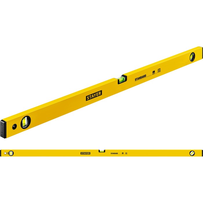 Уровень STAYER STANDARD 3460-150, Уровень с линейкой , 1500 мм