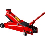 Подкатной домкрат с увеличенным подъемом и поворотной ручкой STAYER RED 43151-3, Подкатной домкрат с увеличенным подъемом и поворотной ручкой FORCE Professional , 3 т, 135 - 410 мм