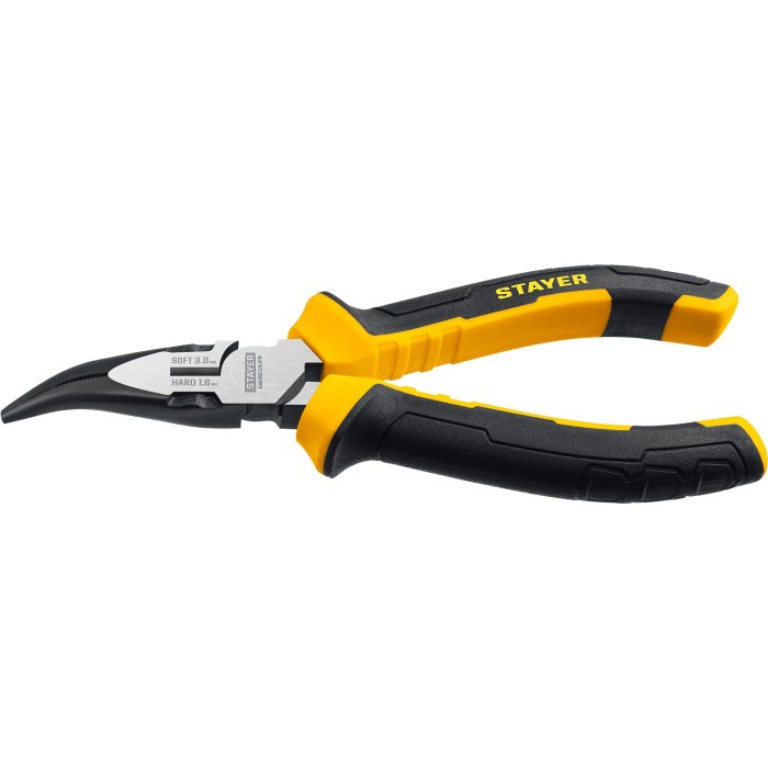 Изогнутые тонкогубцы STAYER Hercules 2203-4 2203-4-16, Изогнутые тонкогубцы -16, 160 мм