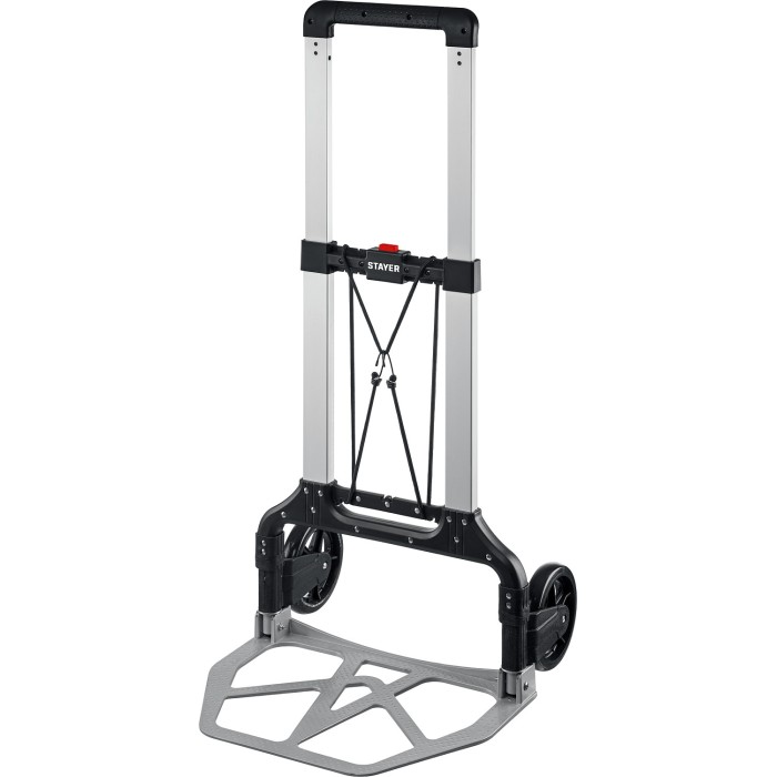 Складная хозяйственная тележка STAYER PROTruck 38755-120, Складная хозяйственная тележка из алюминиевого сплава , до 120 кг, платформа 48 х 35 см, колеса d 16 см, вес 5 кг