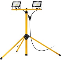 Светодиодные прожекторы на штативе STAYER LED-MAX 56925-2 56925-2-30, Светодиодные прожекторы на штативе -30, 2 х 30 Вт, 6500 К, IP 65, 1 м