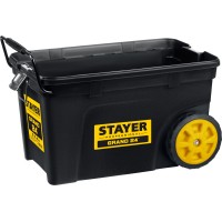 Пластиковый ящик-тележка для инструментов STAYER BIGPRO 38107-24, Пластиковый ящик-тележка для инструментов Professional , 620 х 370 х 420 мм
