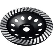 Сегментированная алмазная шлифовальная чашка STAYER 33380-180 33380-180, Сегментированная алмазная шлифовальная чашка , d 180 мм