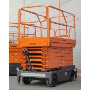 Передвижной самоходный гидравлический подъемник GROST Tower Drive 500-11 (13м) с выдвижной платформой