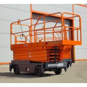 Передвижной несамоходный гидравлический подъемник GROST Tower 500-7 АС 220 (9м) с выдвижной платформой