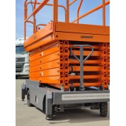 Несамоходный подъемник ножничного типа с питанием от аккумуляторов GROST Tower 500-11 (13м) (линейка без опций)