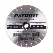 Диск алмазный сегментный (350х25 мм) Patriot 