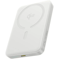 Внешний аккумулятор (Power Bank) BASEUS EnerFill FM12 Qi2, 10000мAч, белый