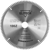 Диск пильный ELITECH 235х30 100зуб алюминий 1820.116700