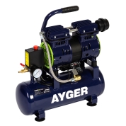 Компрессор безмасляный малошумный AYGER OFC210-9