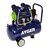 Компрессор безмасляный малошумный AYGER OFC320-24