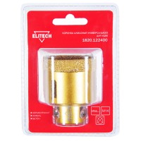 Коронка алмазная, 51мм х М14 1820.122400 ELITECH 51мм х М14 1820.122400
