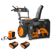 Аккумуляторный снегоуборщик Villartec WA6261 SET АКБ AM608 (2шт) + ЗУ AC604